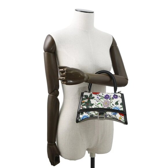 GUCCI GUCCI x BALENCIAGA The Hacker Project Flora Hourglass Size Small Canva - Picture 2 of 16